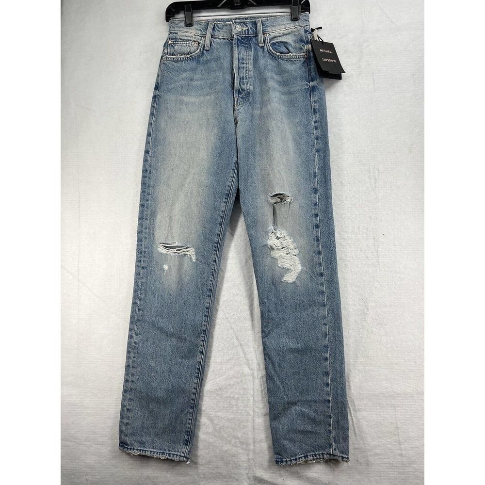Mother The Huffy Skimpy  Hotter On The Other Side Relaxed Rigid Denim